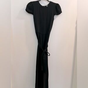 MICHAEL KORS Short Sleeve Jumpsuit- Black